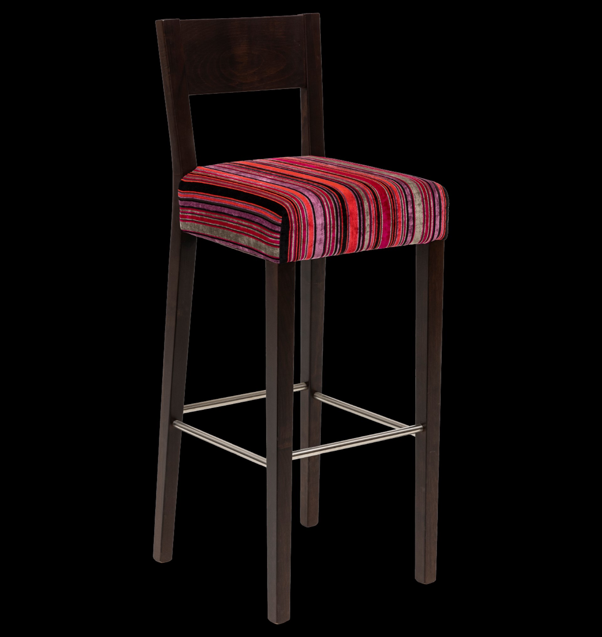 Cropped Jarrah Bar Stool