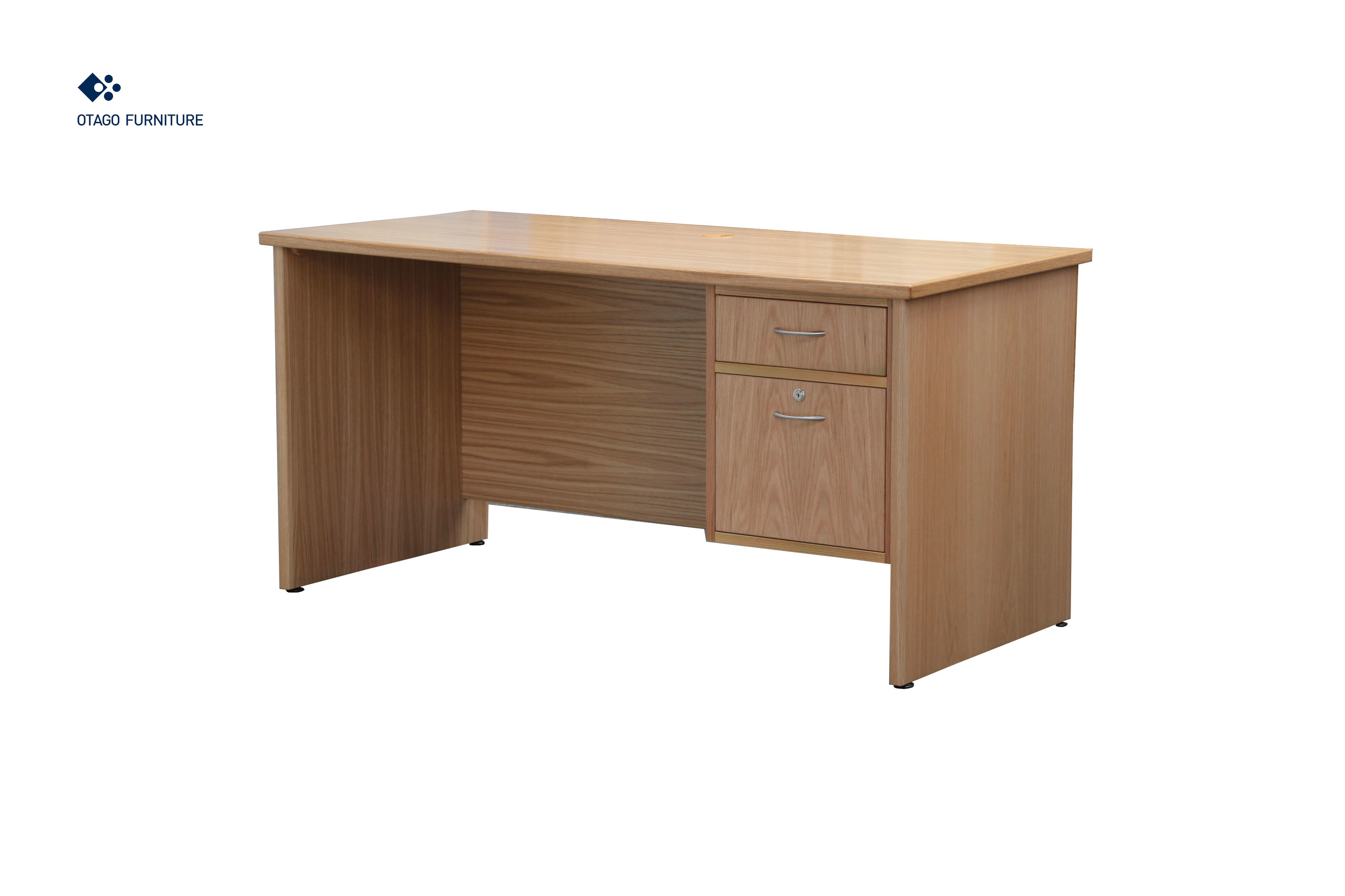 Oak Desk Straight Scaled Canvas
