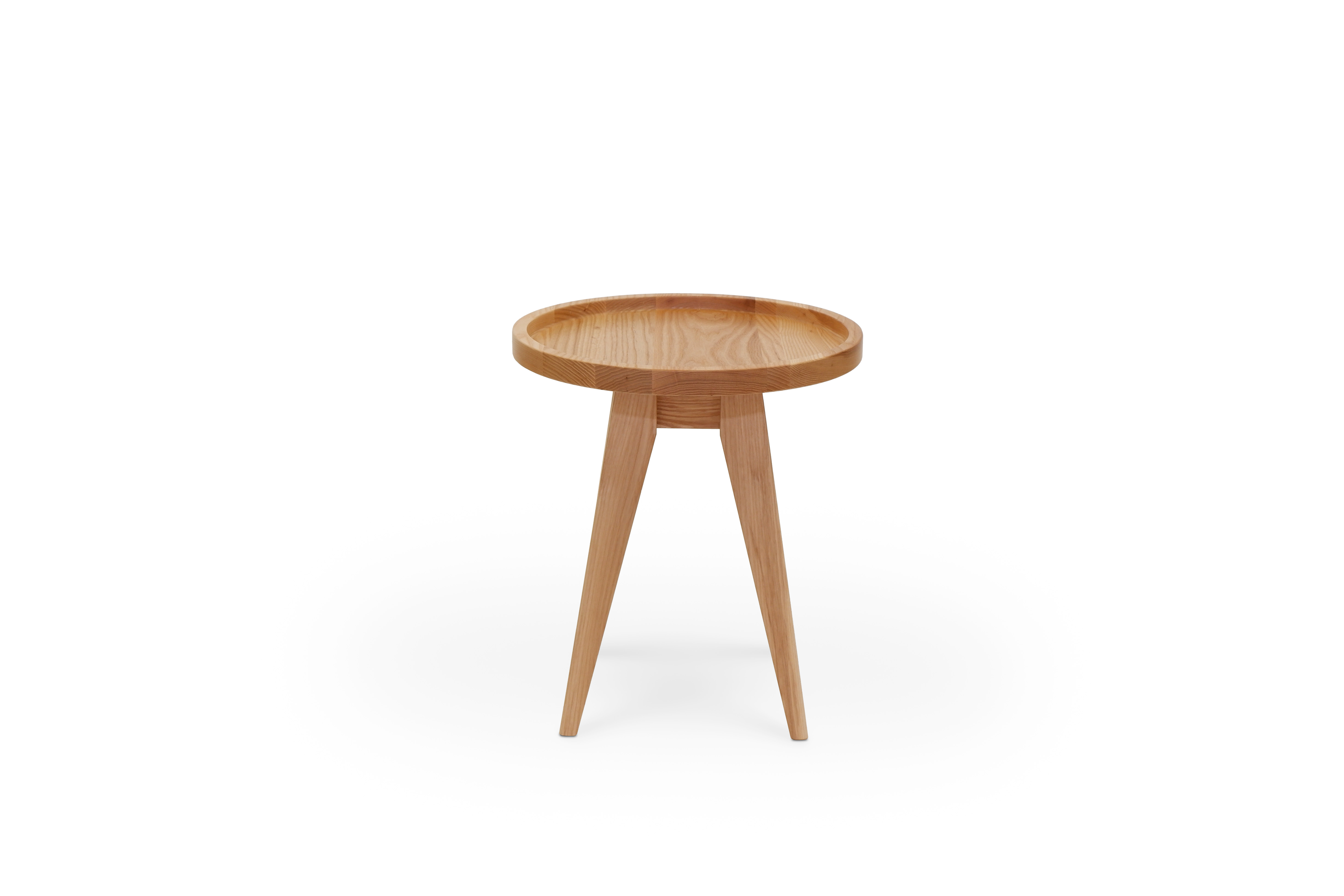 Stride Side Table Natural Front