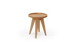 Stride Side Table Natural Angle